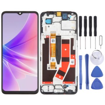 OPPO A97 5G OEM LCD Screen Digitizer Assembly with Frame - 1