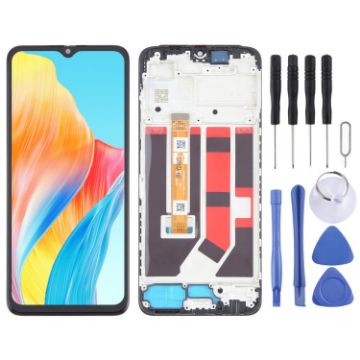OEM LCD Screen Digitizer with Frame for OPPO A38 4G - 1