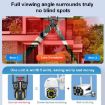 8MP HD IP66 Waterproof Outdoor WiFi Camera, Day/Night, UK Plug - 3