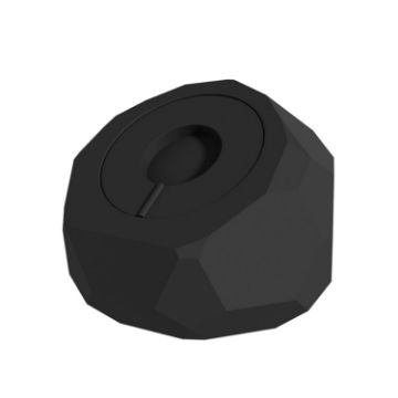2 in 1 Diamond Wireless Charging Silicone Base - Black - 1