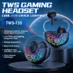ONIKUMA T35 TWS Bluetooth 5.1 Wireless Gaming Earphone Black - 6