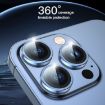 TOTU PG-1 Metal Frame Lens Protector for iPhone 15 Pro Max (Gray) - 2