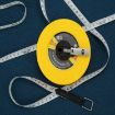 Jianda 30m Fiber Leather Tape Measure - Disc-shaped, Hand-operated - 2