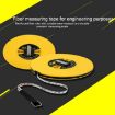Jianda 30m Fiber Leather Tape Measure - Disc-shaped, Hand-operated - 3
