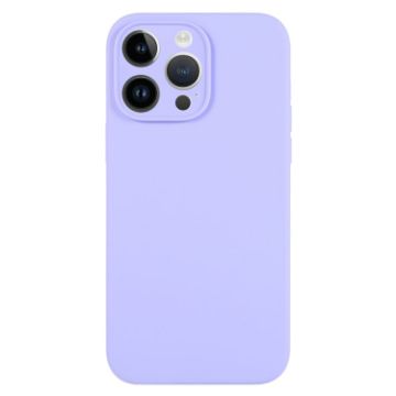 iPhone 13 Pro Max Light Purple Liquid Silicone Phone Case - 1