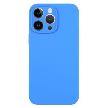 iPhone 13 Pro Max Lake Blue Silicone Phone Case - 1