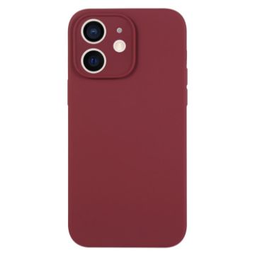 iPhone 12 Plum Liquid Silicone Fine Pore Case - 1