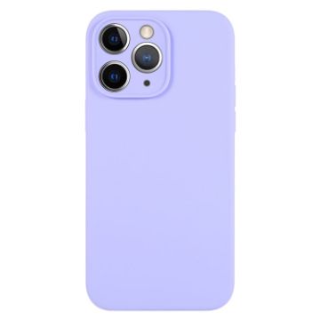 iPhone 11 Pro Max Light Purple Liquid Silicone Phone Case - 1