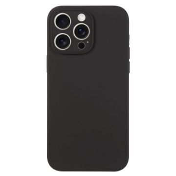 iPhone 16 Pro Max Black Liquid Silicone Phone Case - 1