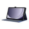 Samsung Galaxy Tab A9 Fabric Flip Leather Case, Dark Blue - 5