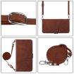 OPPO A5X 4G/5G Embossed Leather Flip Case (Brown) - 3