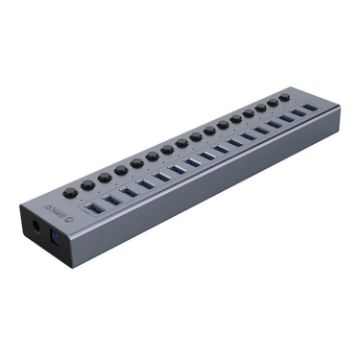 ORICO 16-Port USB 3.0 HUB with Switches (AU Plug) - 1