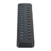 ORICO CT2U3-13AB 13-Port USB 3.0 HUB with Switches, AU Plug, Black - 2