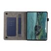 Dark Blue Litchi Texture Leather Case for Galaxy Tab S9/S8/S7 - 3