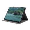 Dark Blue Litchi Texture Leather Case for Galaxy Tab S9/S8/S7 - 5