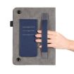 Dark Blue Litchi Texture Leather Case for Galaxy Tab S9/S8/S7 - 6