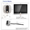 ESCAM C85 1080P Smart WIFI Door Viewer with Night Vision (White) - 3