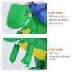 Kids' Halloween Triceratops Dinosaur Inflatable Costume, Size M - 2