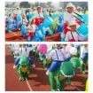 Green Dinosaur Inflatable Halloween Costume, Size L (160-190cm) - 5