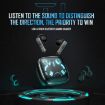 ONIKUMA T1 TWS Bluetooth Gaming Earphones - Noise Reduction (Black) - 4