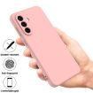 Samsung Galaxy A36 Pink Liquid Silicone Dropproof Case - 2