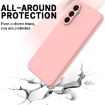 Samsung Galaxy A36 Pink Liquid Silicone Dropproof Case - 5