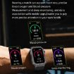 CF26 Smart Bracelet 1.57" Sleep Detect, Silicone Strap (Black) - 5