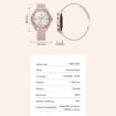 V66 1.28" BT5.0 Smart Watch, Heart Rate/Sleep, Steel Strap Black - 3