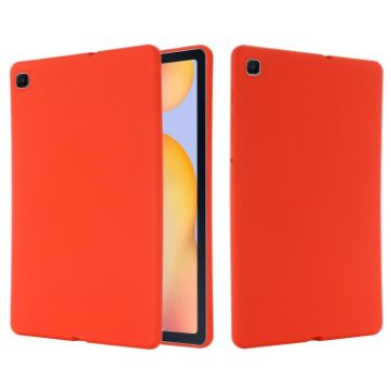 Galaxy Tab S6 Lite 2024 Silicone Shockproof Case (Red) - 1