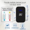 C302B Wireless Doorbell & Elderly Pager with Digital Display, UK Plug - 2