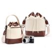 Cwatcun D100 Waterproof Canvas Camera Bag, 22x12x31cm (Beige) - 2