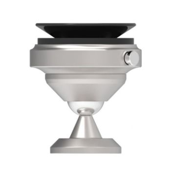 360 Rotating Car Air Vent Phone Holder - Silver Exhaust Suction Cup - 1