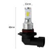9005 HB3 72W LED Car Fog Bulbs 1000LM 6000K White & Yellow Light - 6