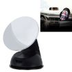 360 Adjustable Rear Baby Safety Mirror, 75mm Diameter (Black) - 1