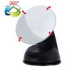360 Adjustable Rear Baby Safety Mirror, 75mm Diameter (Black) - 2