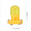 10 PCS 2W T3 Wedge Dashboard LED Indicator Bulbs (Amber) - 3
