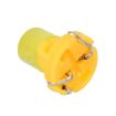 10 PCS 2W T3 Wedge Dashboard LED Indicator Bulbs (Amber) - 4
