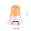 10 PCS 2W T3 Pink Wedge LED Dashboard Gauge Light Bulbs - 4