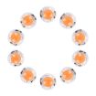10 PCS 2W T3 Pink Wedge LED Dashboard Gauge Light Bulbs - 5