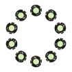 2W T4.2 Wedge LED Dashboard Bulb, Ice Blue, 10PCS - 5