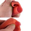 Orange Safe Rubber Car Seat Belt Clips Locking Buckles Cover - 5
