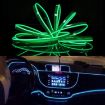 2M Green LED Flexible Cold Light Strip for Car Decoration - 1
