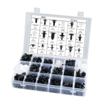 415 PCS Car Retainer Clips Set - Panel Trim Fasteners Rivet Clips - 1