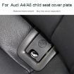 Audi A4 2009-2016 Black Isofix Child Seat Rear Cover - 4