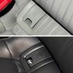 Audi A4 2009-2016 Black Isofix Child Seat Rear Cover - 6