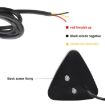 Bicycle/Mountain Bike Y Triangle Red LED Tail Light - 3