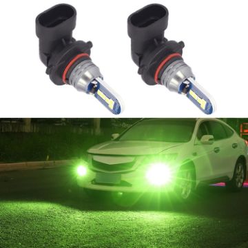 1 Pair Lime Green 9006 DC12V 7.8W Car LED Fog Light - 1
