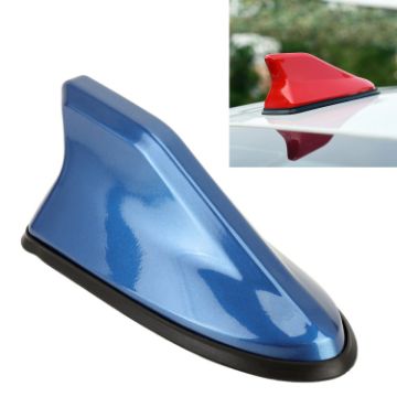 Universal Blue Shark Fin Car Antenna Aerial Radio Signal - 1