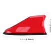 Red Universal Shark Fin Car Antenna Aerial Radio Signal - 3