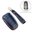 Hallmo Cowhide Leather Key Cover for Haval H6 (Black) - 3